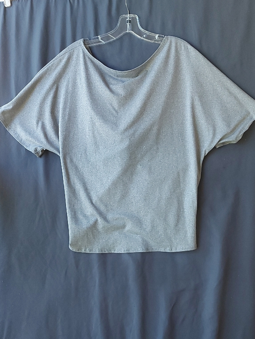 Fashion Nova Gray Twist-Front Crop Top - Picture 3 of 7